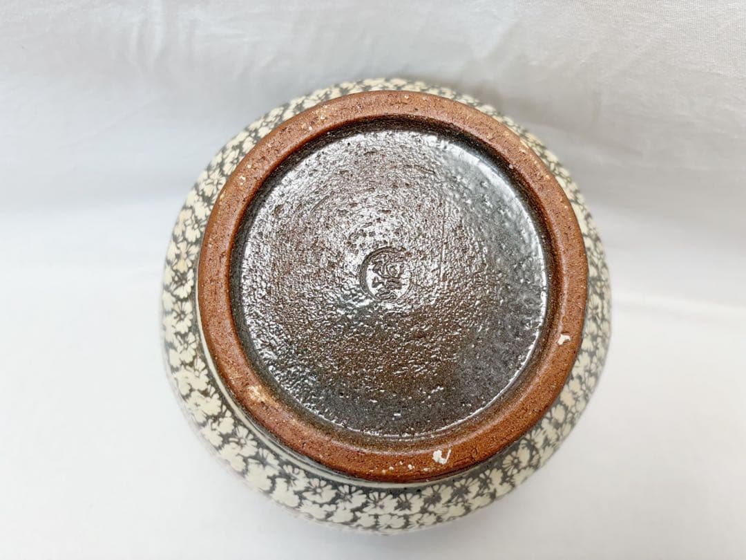 未使用 茶道具 平安 祥雲作 三嶋芋頭 水指 陶印 水差し 茶器 共布 共箱