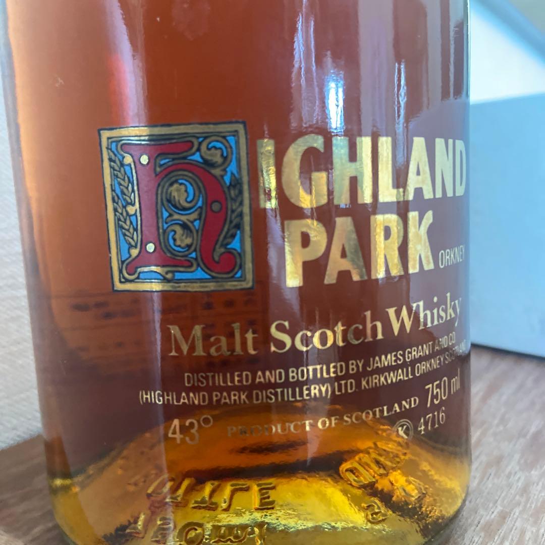 HIGHLAND PARK 12 YEARS OLD 750ml シルクプリント