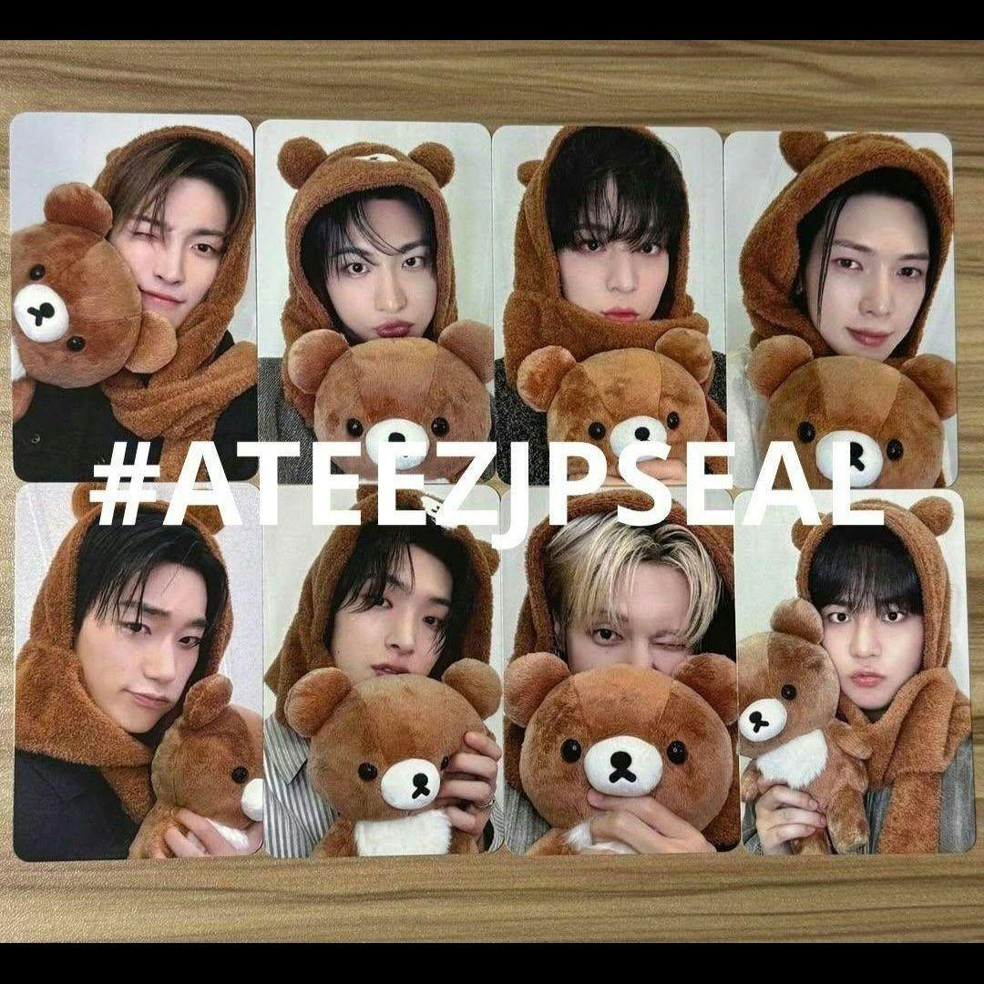 ATEEZ GoldenHour hellolive コンプ トレカ 8枚 くま