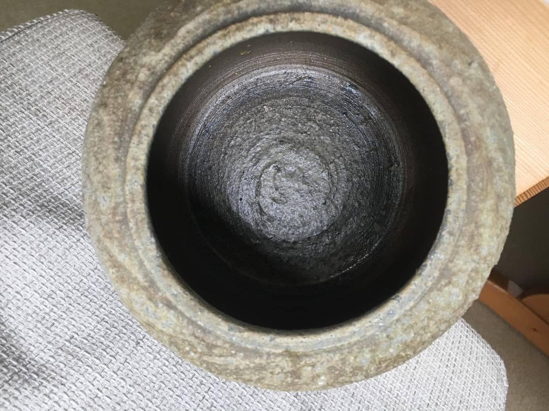 ベン・コーエンの越前窯変手付茶道具水差し