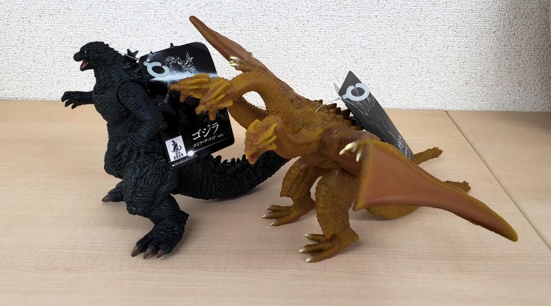 新品 ゴジラ＆キングギドラ ゴジラ・ザ・ライドver. 2体セット ムビモン