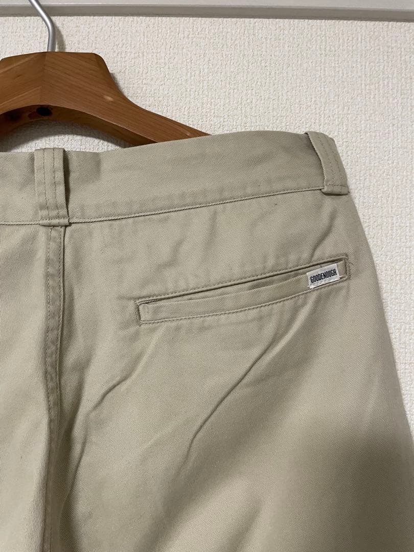 希少　初期GOODENOUGH　初期グッドイナフ　チノパンツ　ベージュ　Ｌ