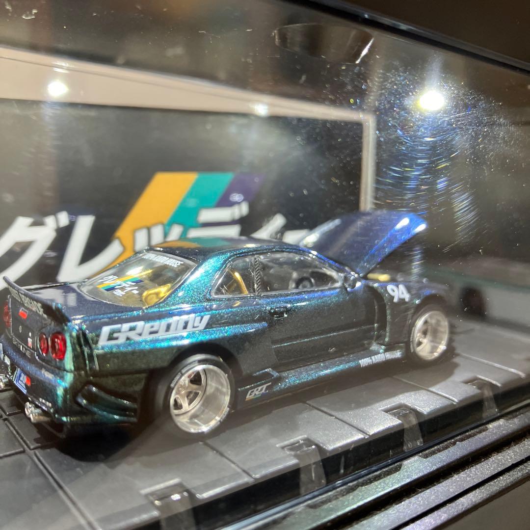 MINI GT☆街道ハウス／ホットウィール ⭐️グレッティ日産34R／積載車✨