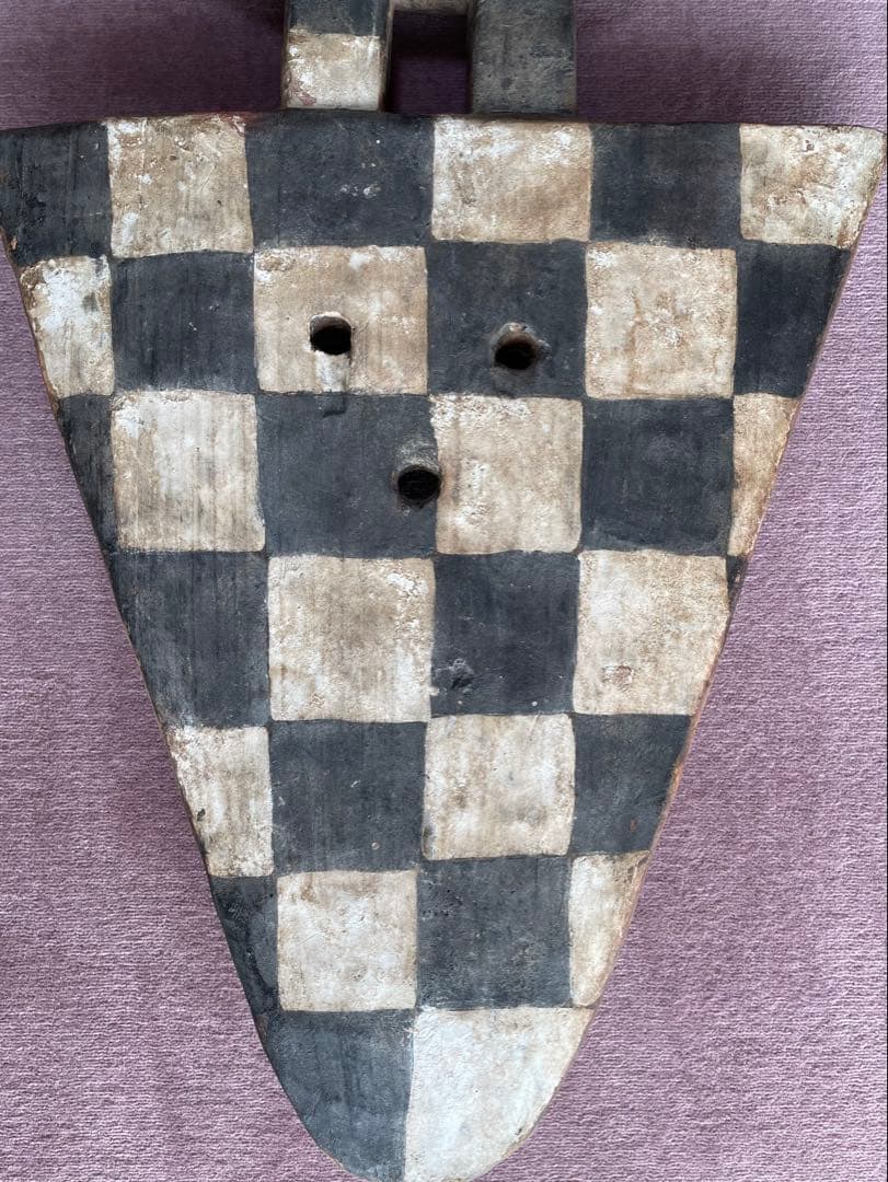 アフリカ　ナファナ族　ベドゥ仮面　儀式に使われた本物　激レア品 長さ110cm