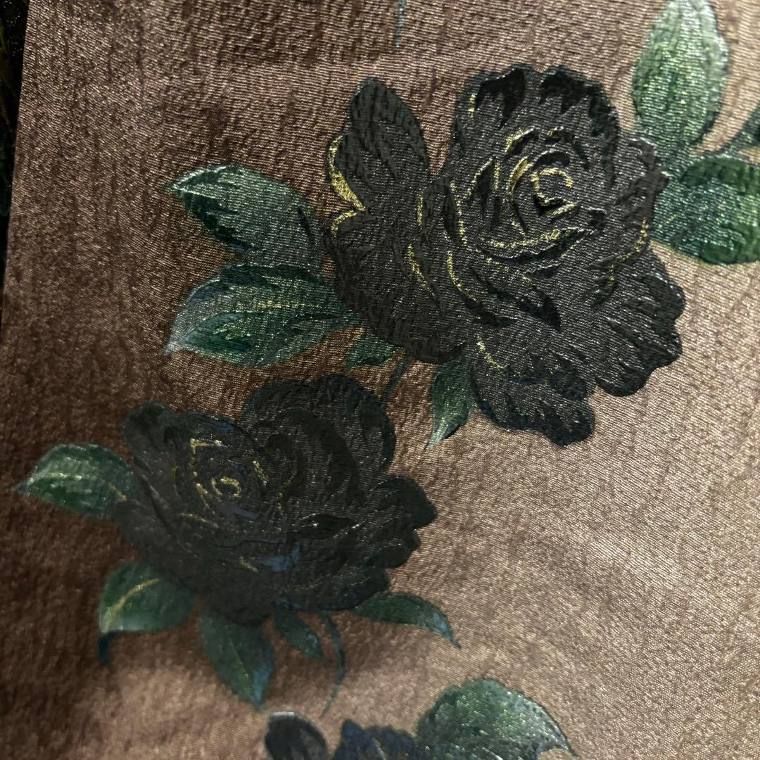 美品　珍品　薔薇　ベロア　暈し　逸品　振袖　フルセット 振り袖