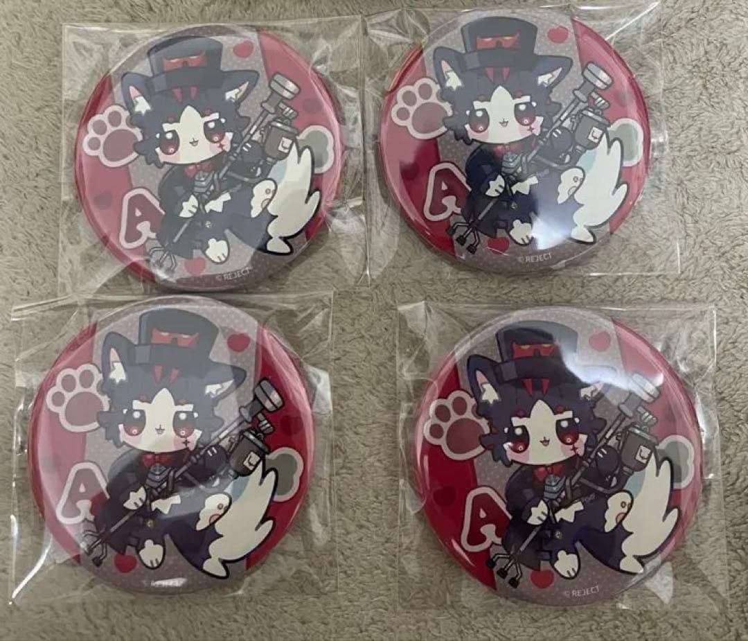 第五人格 冬季 IJL RC reject 缶バッジ Aka あかまじゅ ×4