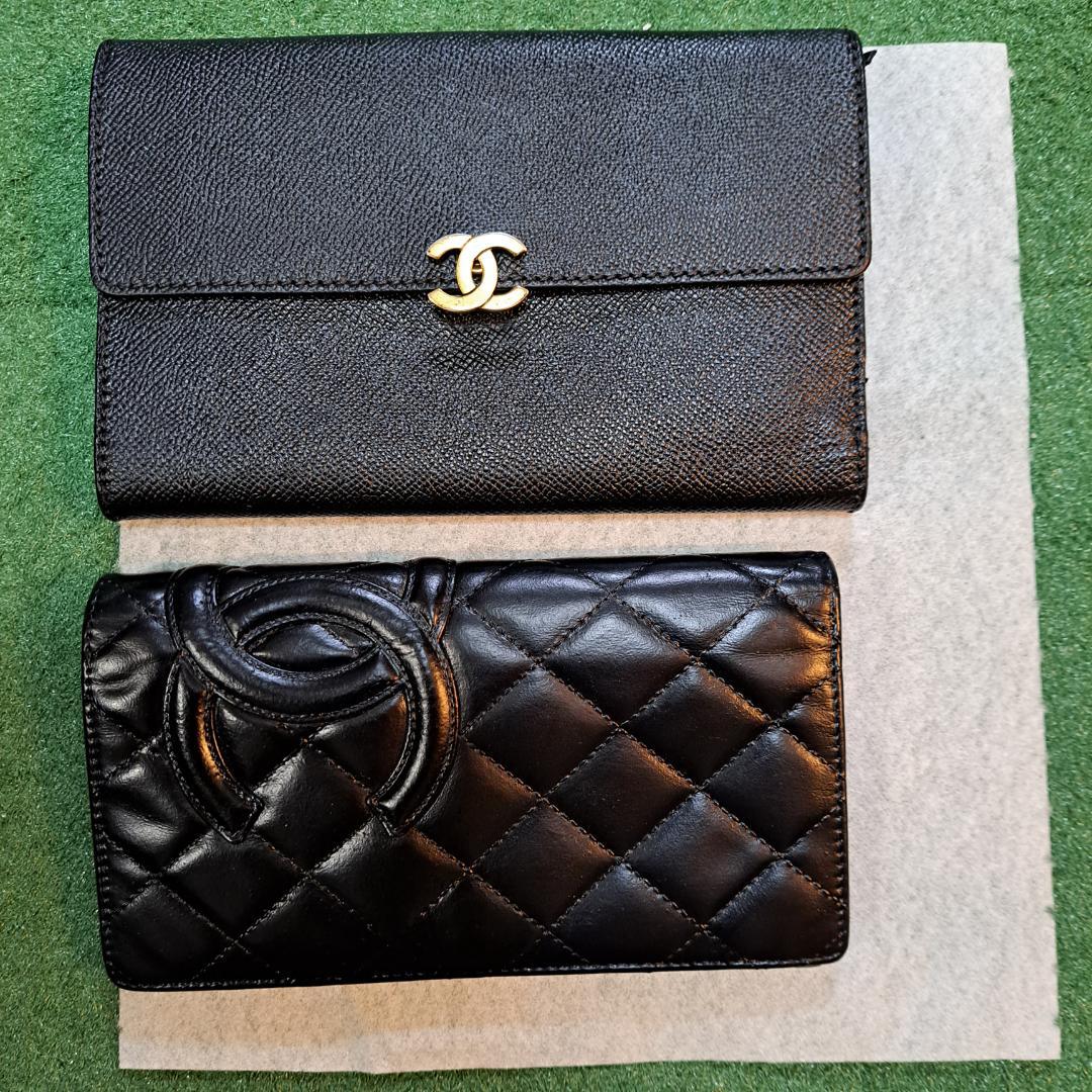 レア品　CHANEL 　三つ折り財布　財布　大型　クラシカルデザイン　長財布
