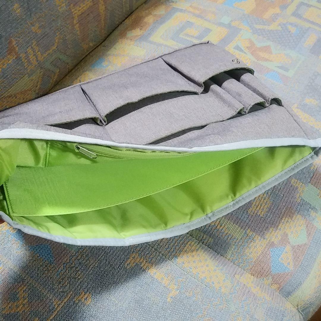 美品 HushTug ビジネスバッグ ネイビー モンゴルレザー