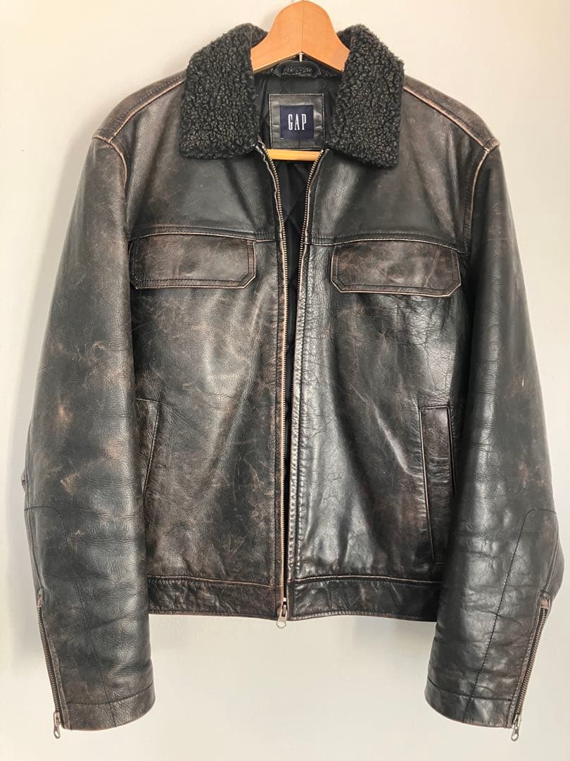 限定出品 OLD GAP 米国版　cow leather