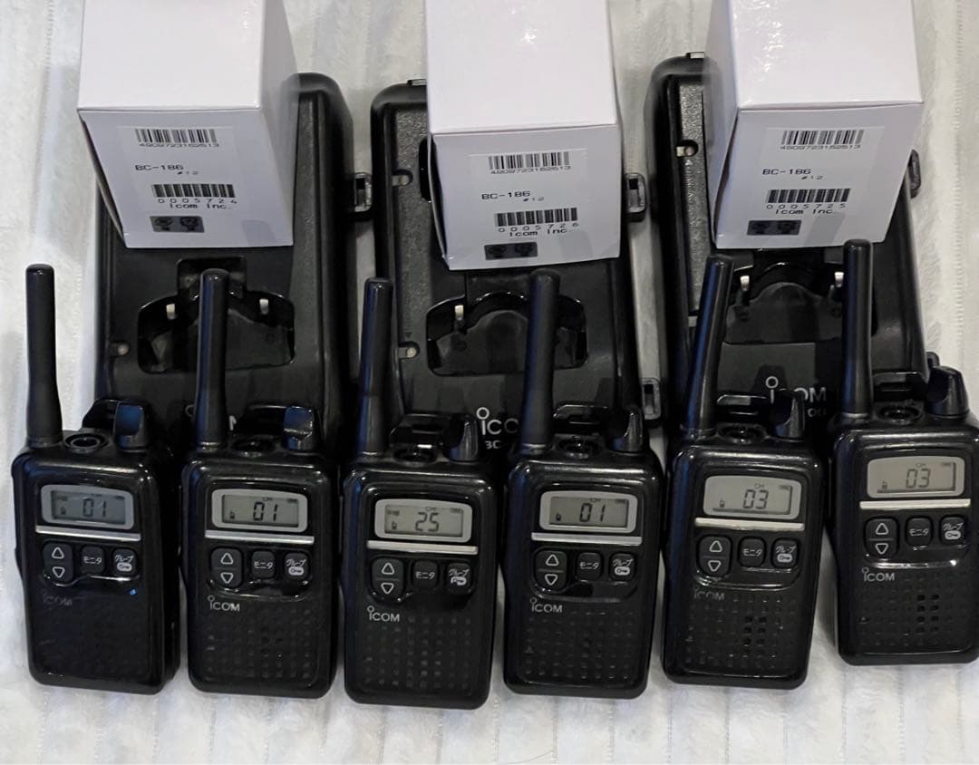 ICOM アイコム IC-4300 4個 BC-200/186 2個　セット