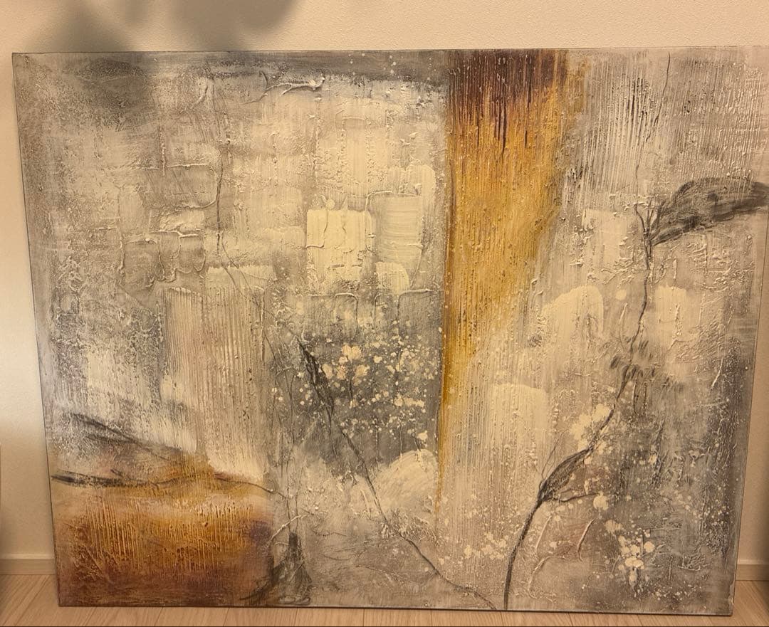 【値引き不可】BoConcept 抽象油彩画　デンマーク人画家　縦80×横100