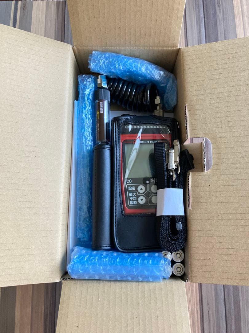 一酸化炭素モニター【判定名人】CO-FL1　理研 CO測定器 中古品