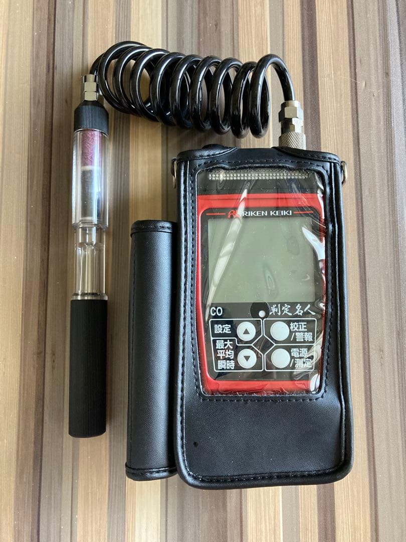 一酸化炭素モニター【判定名人】CO-FL1　理研 CO測定器 中古品