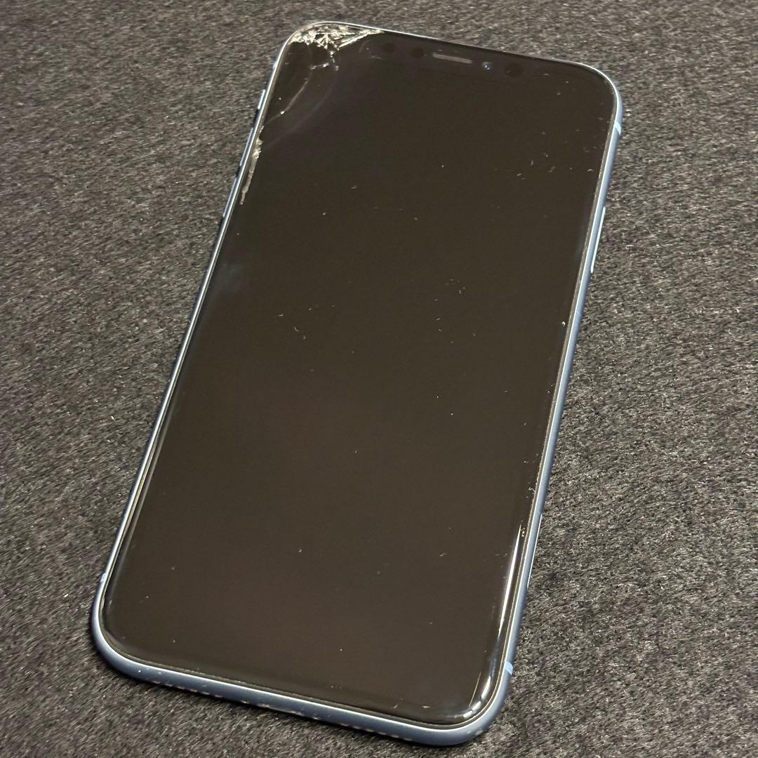 【ジャンク品】 SoftBank iPhone XR 128GB ブルー