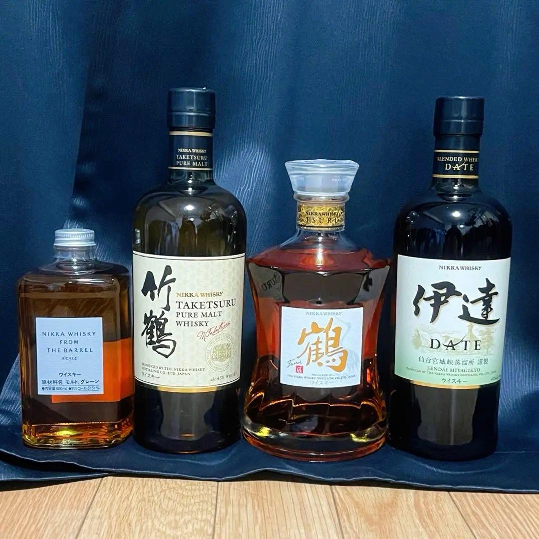 NIKKA 竹鶴 伊達 鶴 フロムザバレル セット