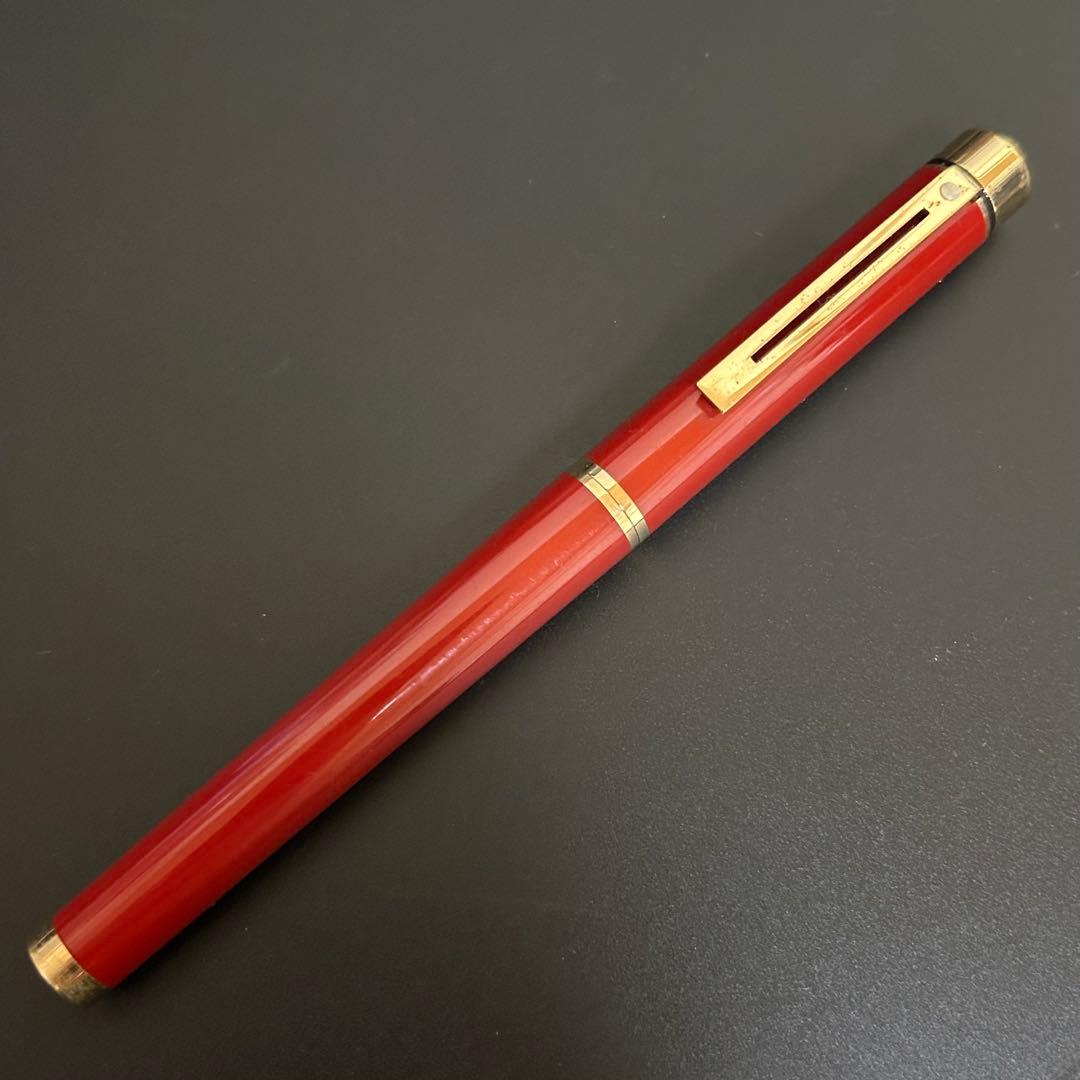 シェーファー タルガ 万年筆 レッド 赤 廃盤 廃番 585 14k