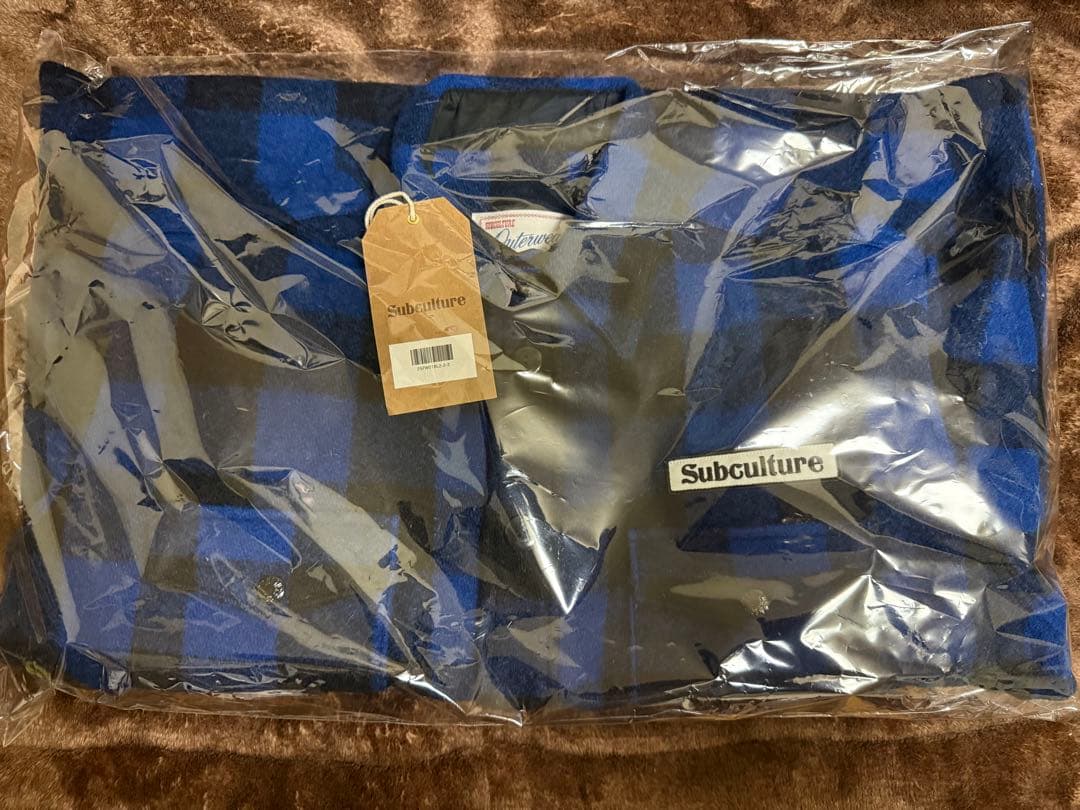 完売品BUFFALO CHECK JACKET BLUE CHECK 2 新品