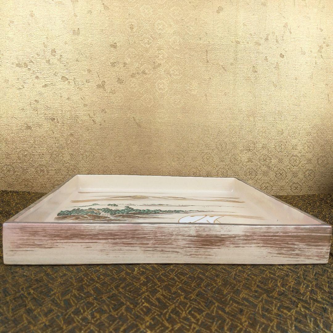 【お値下げしました！】１６代永楽善五郎　仁清写色紙皿