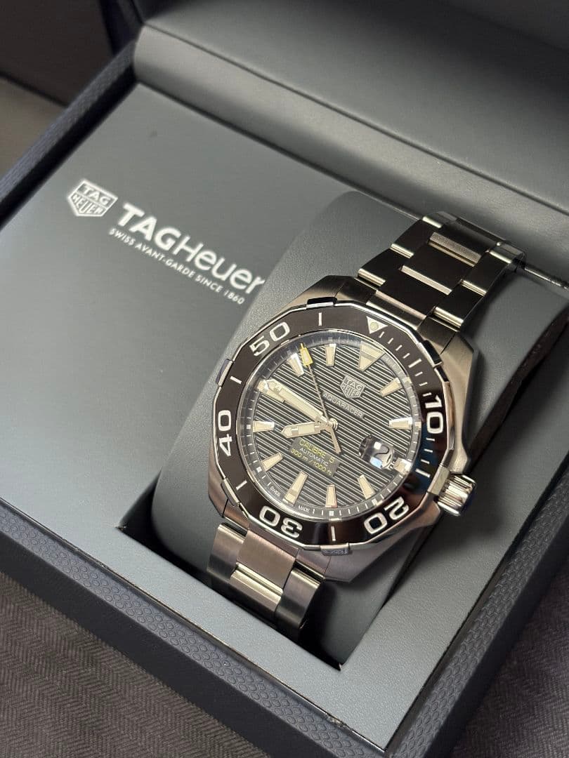 【美品】タグホイヤー WAY201A.BA0927 アクアレーサー 自動巻き