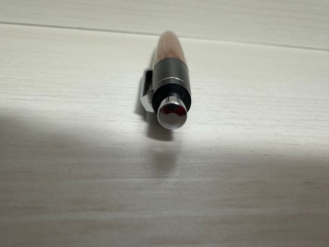 野原工芸　木のシャープペンシル 限定杢 チューリップウッド シルバー金具