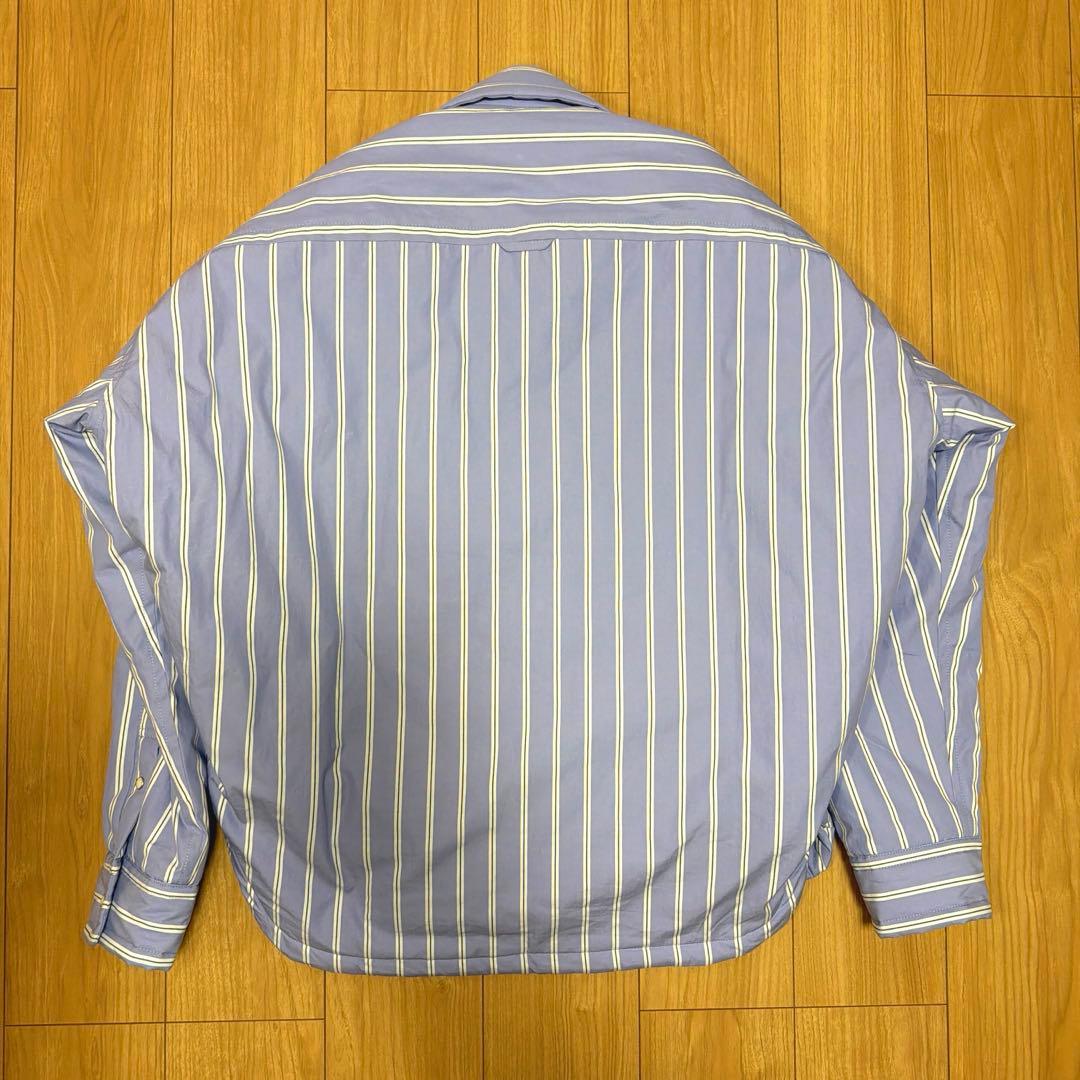 メゾンミハラヤスヒロ Stripe Puffer Shirt 46