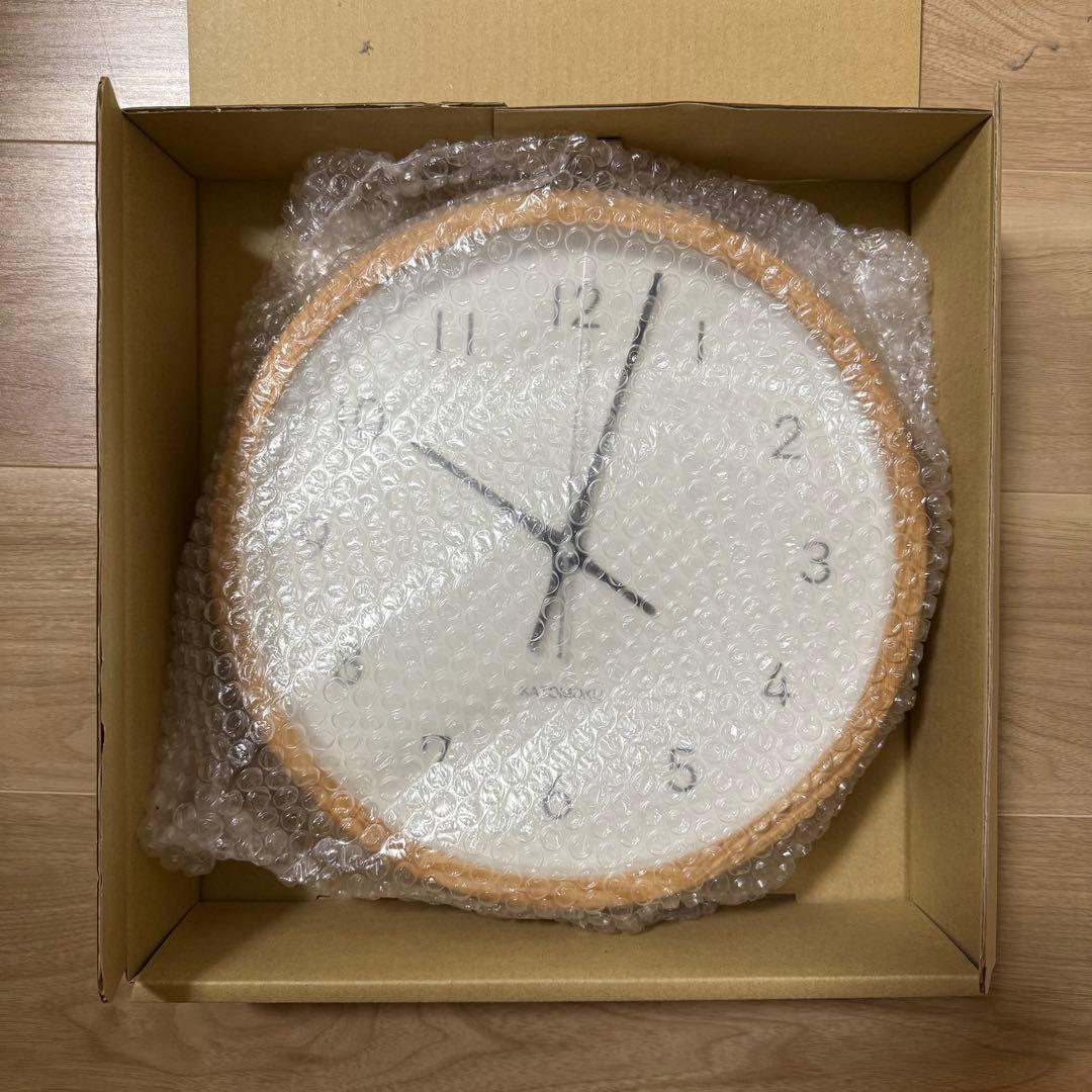 KATOMOKU カトモク 電波時計 壁掛け時 muku clock 13