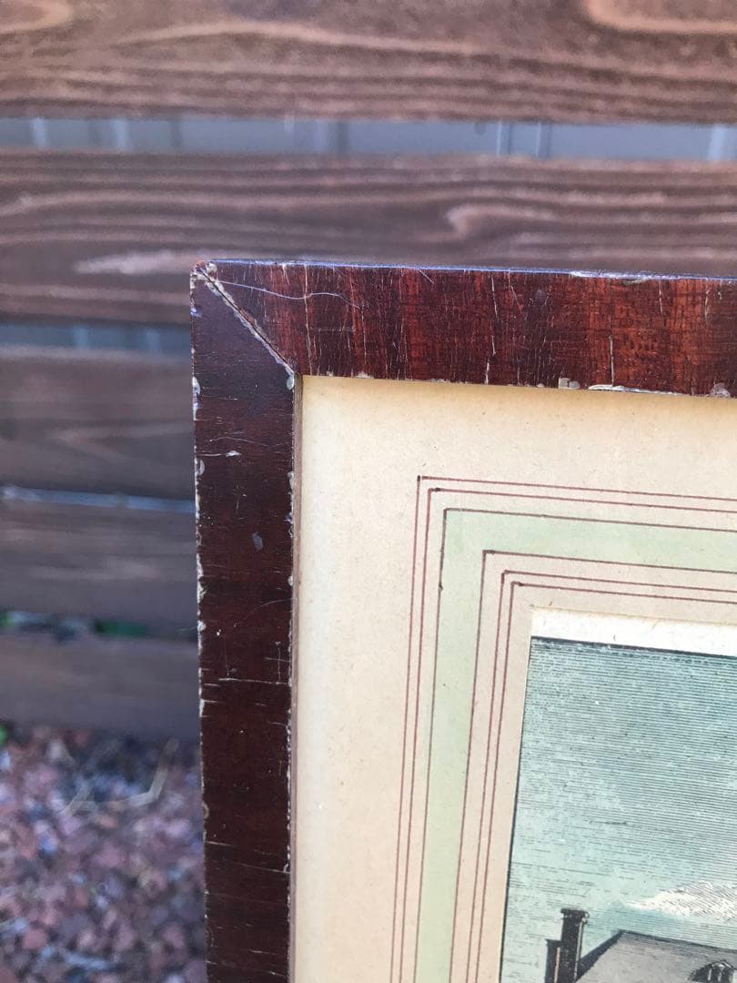 ヴィンテージ洋画 絵画 アンティーク絵画 風景画 洋画 ヨーロッパ現地購入