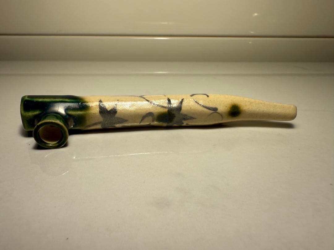 美濃焼 幸兵衛窯 織部 煙管 喫煙具 加藤幸兵衛 キセル 茶道具 工芸品