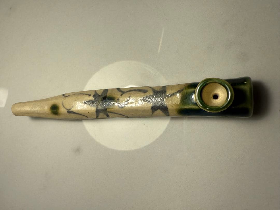 美濃焼 幸兵衛窯 織部 煙管 喫煙具 加藤幸兵衛 キセル 茶道具 工芸品