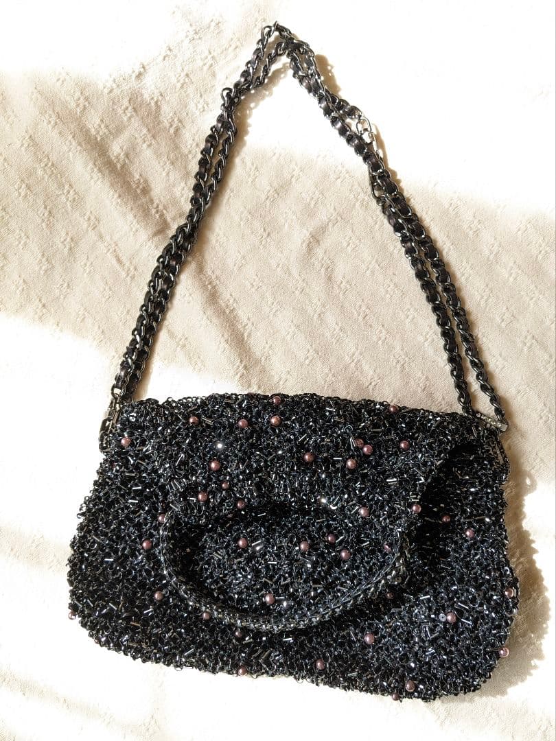 【20％値下げ】アンテプリマ　 黒 パーティーバッグ