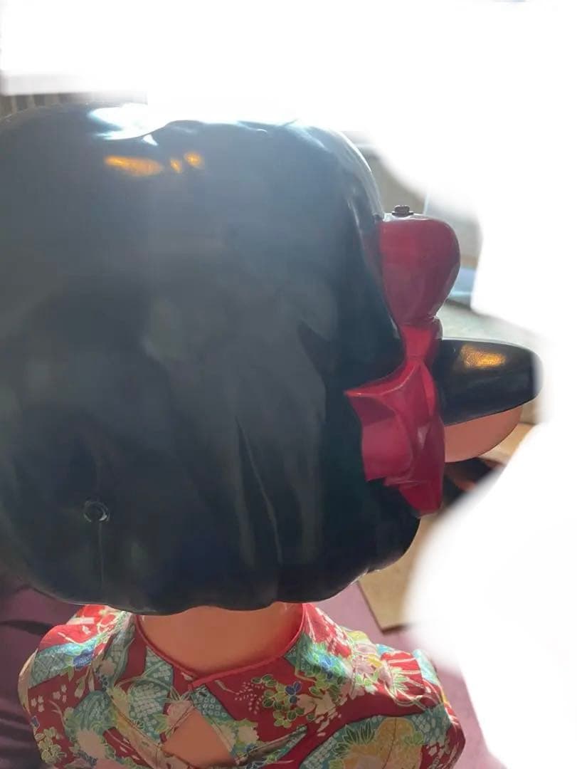 花柄 浴衣　等身大 ペコちゃん