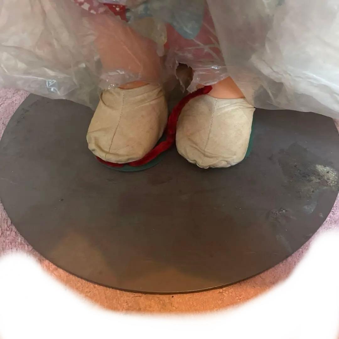 花柄 浴衣　等身大 ペコちゃん