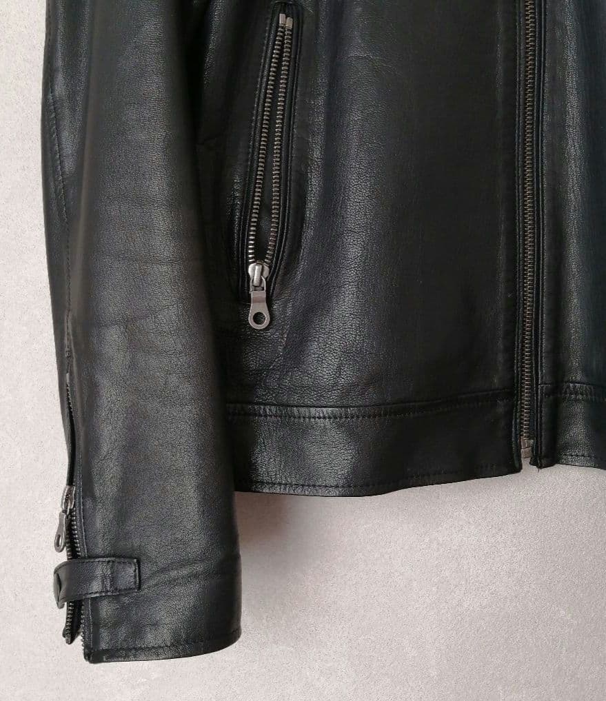 Paul Smith ブラックレザーシングルライダース