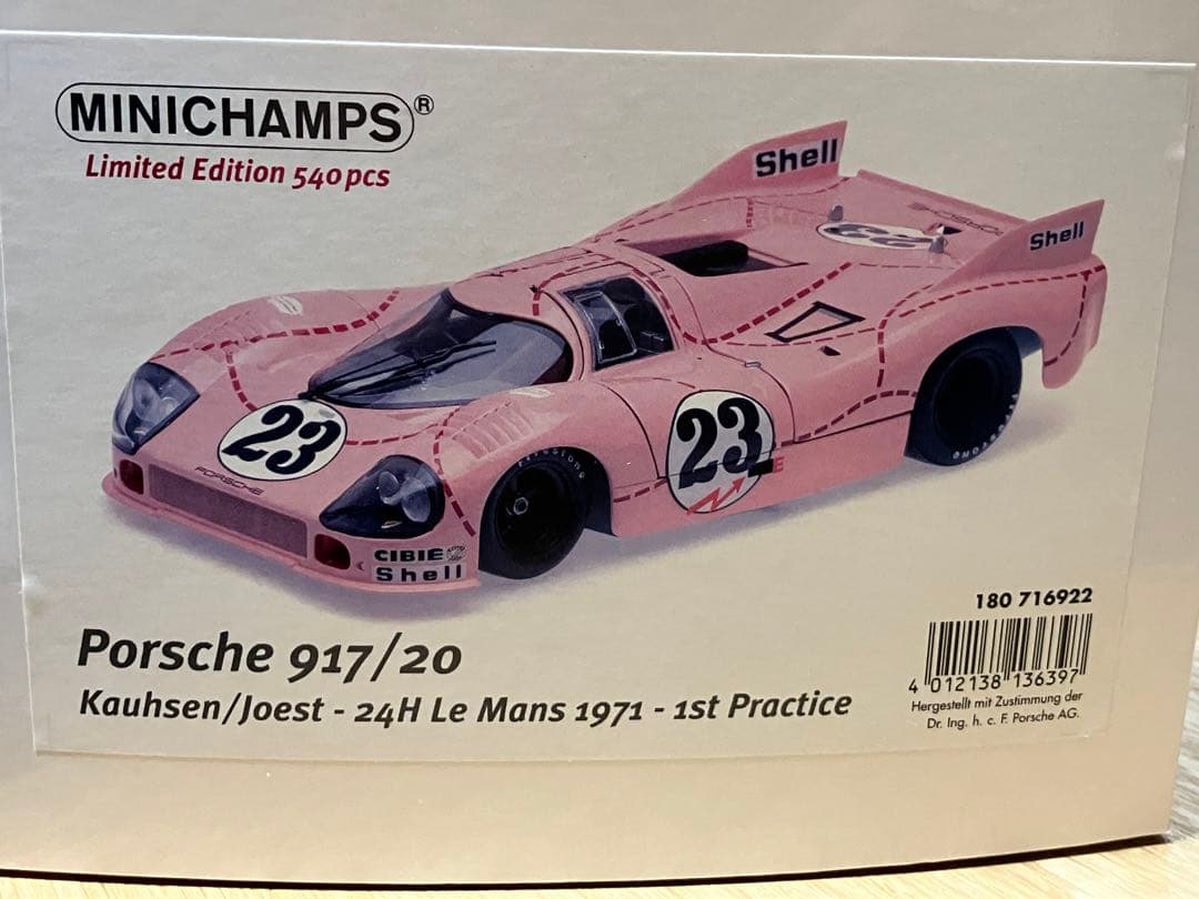 週末特価　ミニチャンプス　1/18 ポルシェ　917/20 ピンクピッグ