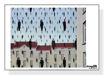 額装品/ゴルコンダ/ルネ マグリット/インテリア/アート/特別品/ポスター