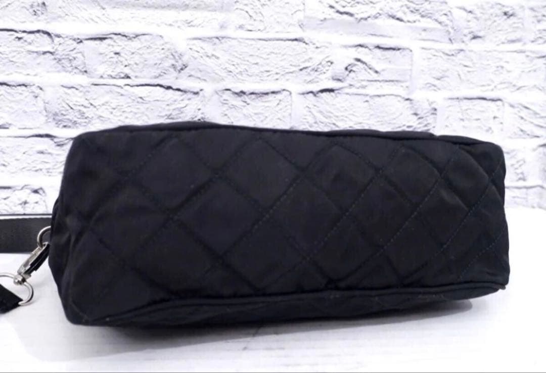 ◆PRADA プラダ キルティングナイロン クロスボディ カメラ バッグ ポーチ