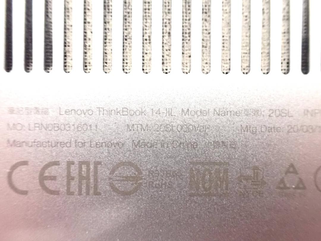 ノートパソコン Lenovo ThinkBook 14-IIL 51148
