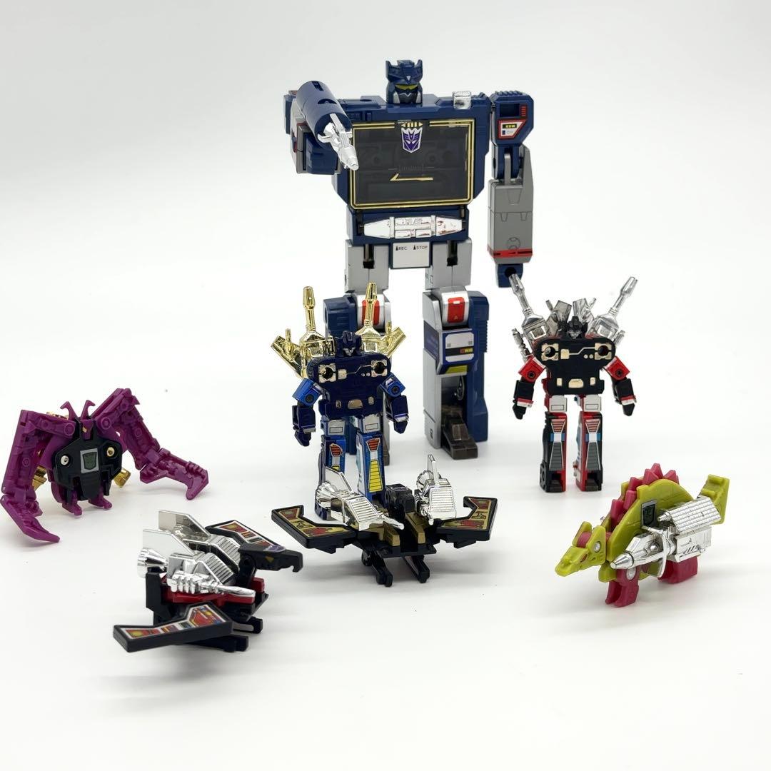 タカラ トランスフォーマー サウンドウェーブ カセットロン 7体セット