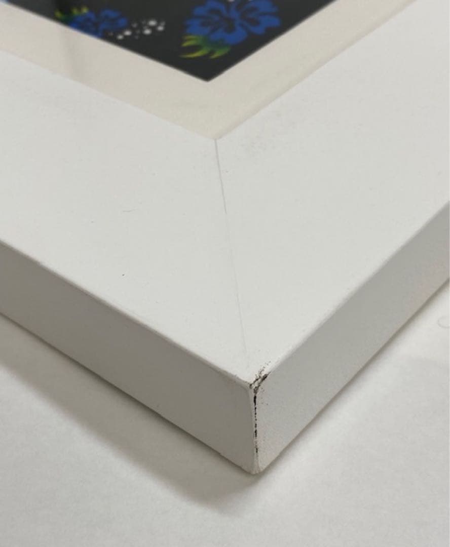 双子画家　岡本優　岡本修　油彩画　三連画　直筆サイン入り　25コ319