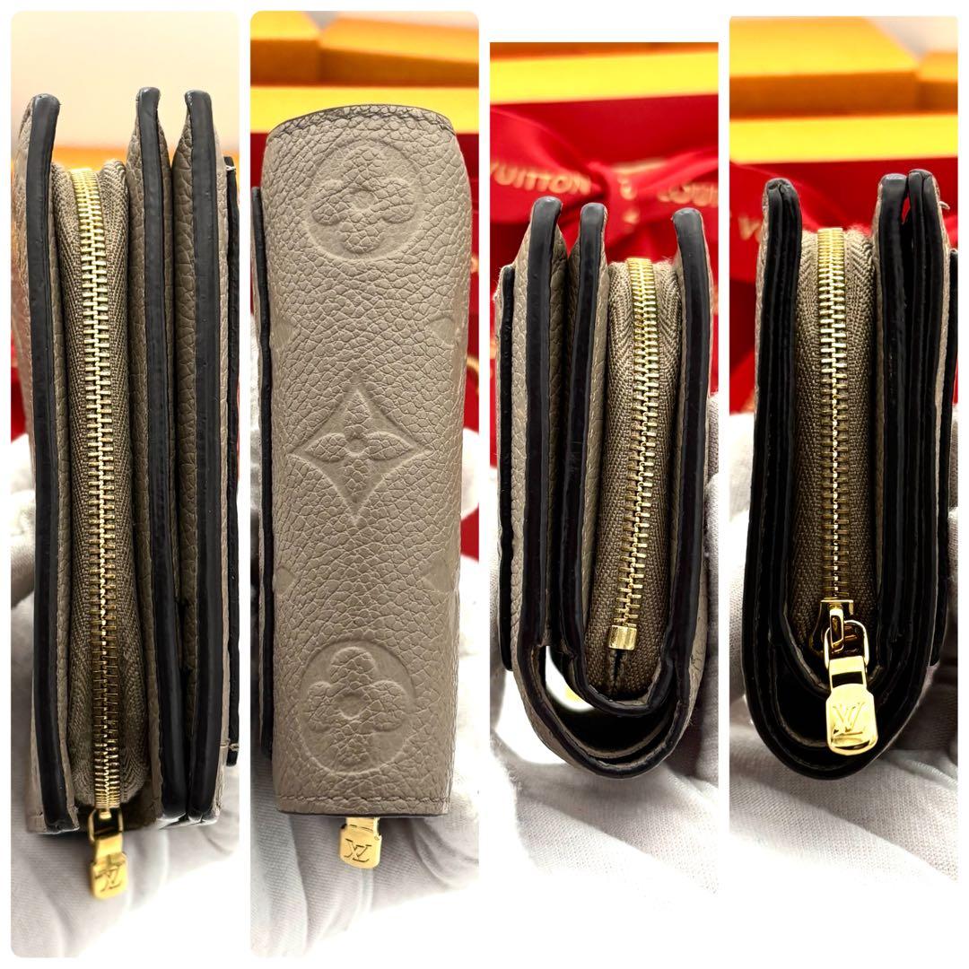 ☆美品☆ルイヴィトン 財布 モノグラムアンプラント ポルトフォイユクレア