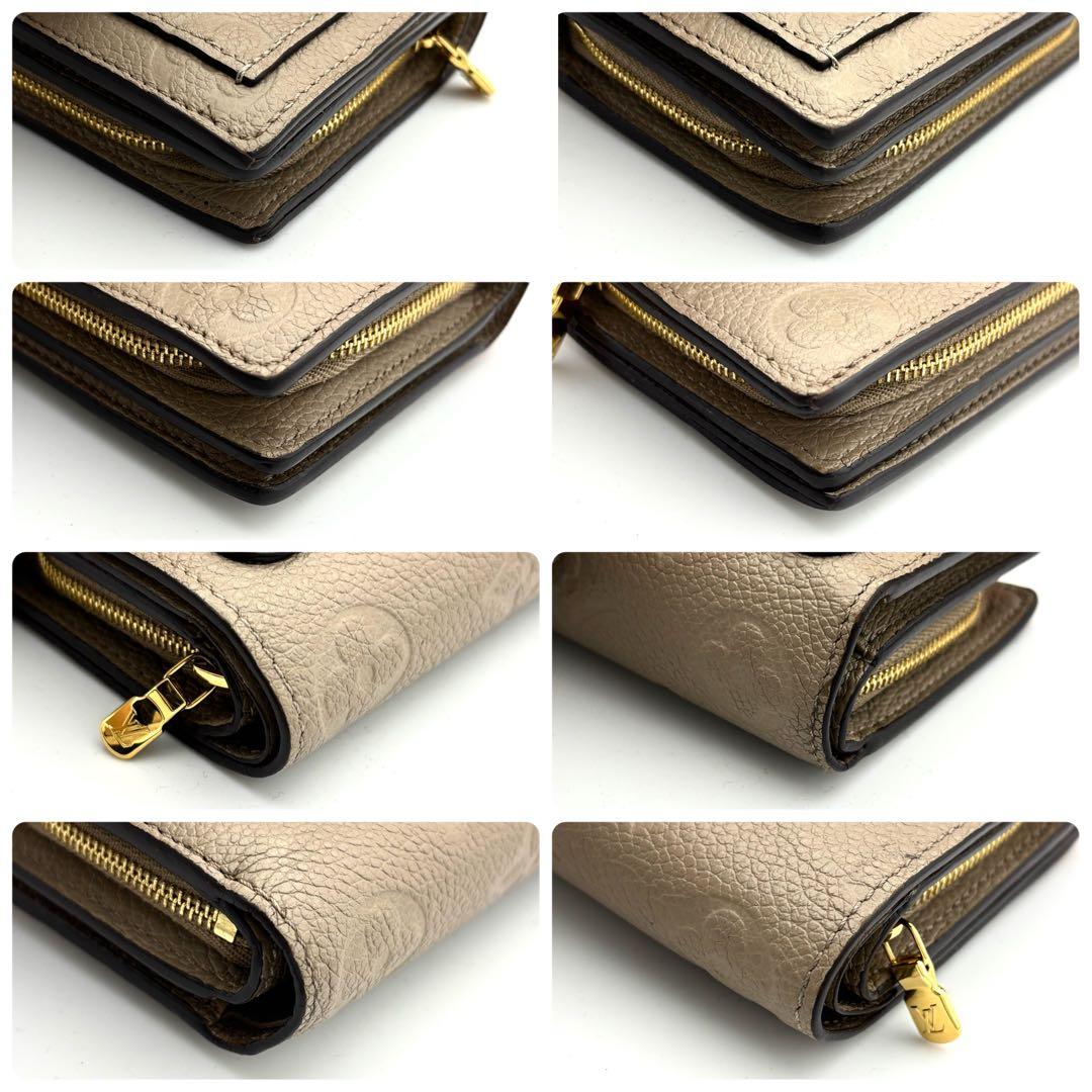 ☆美品☆ルイヴィトン 財布 モノグラムアンプラント ポルトフォイユクレア
