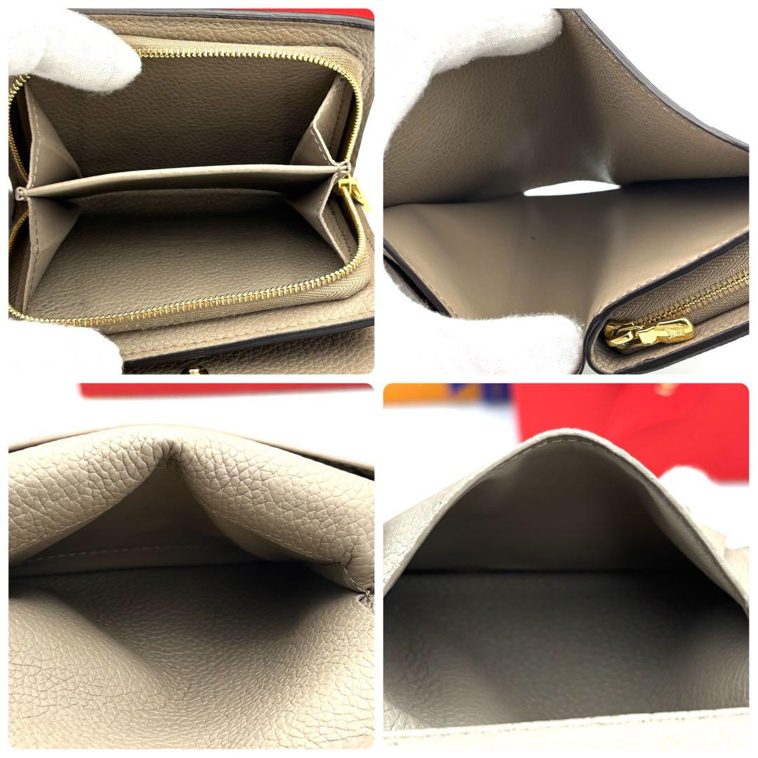 ☆美品☆ルイヴィトン 財布 モノグラムアンプラント ポルトフォイユクレア