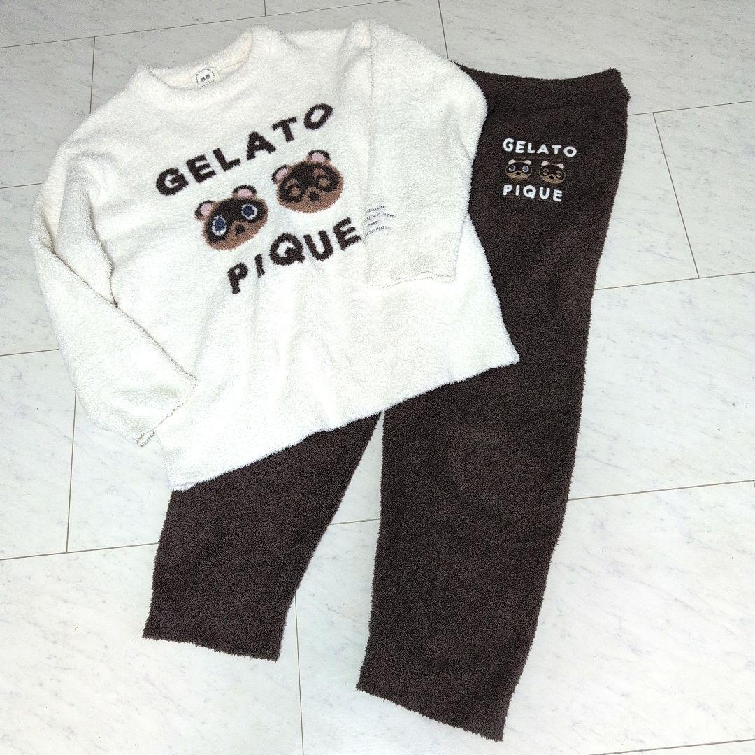 限定 gelato pique HOMME あつまれ動物の森 上下 ルームウェア