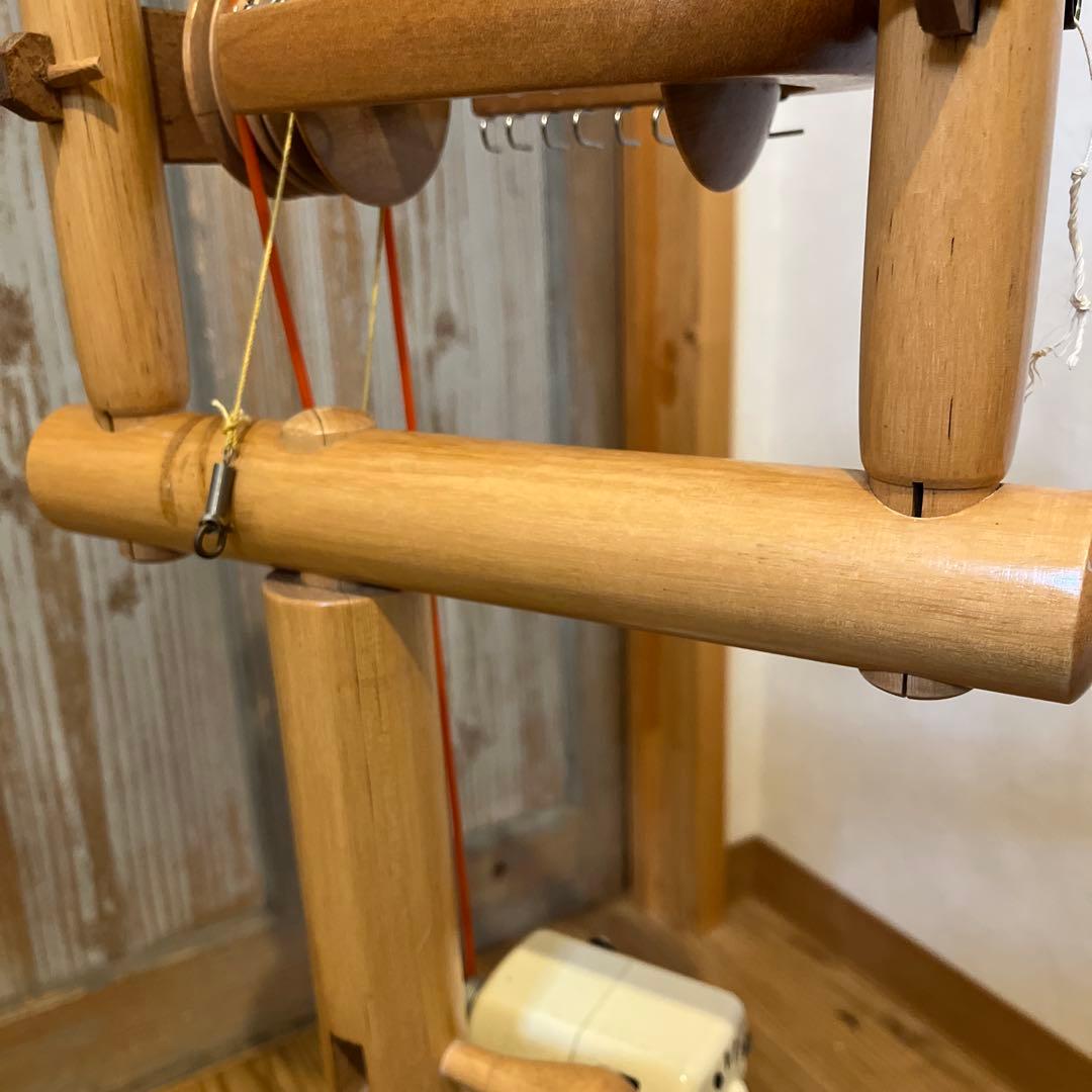 東京手織機　電動紡ぎ車1 電動紡ぎ車