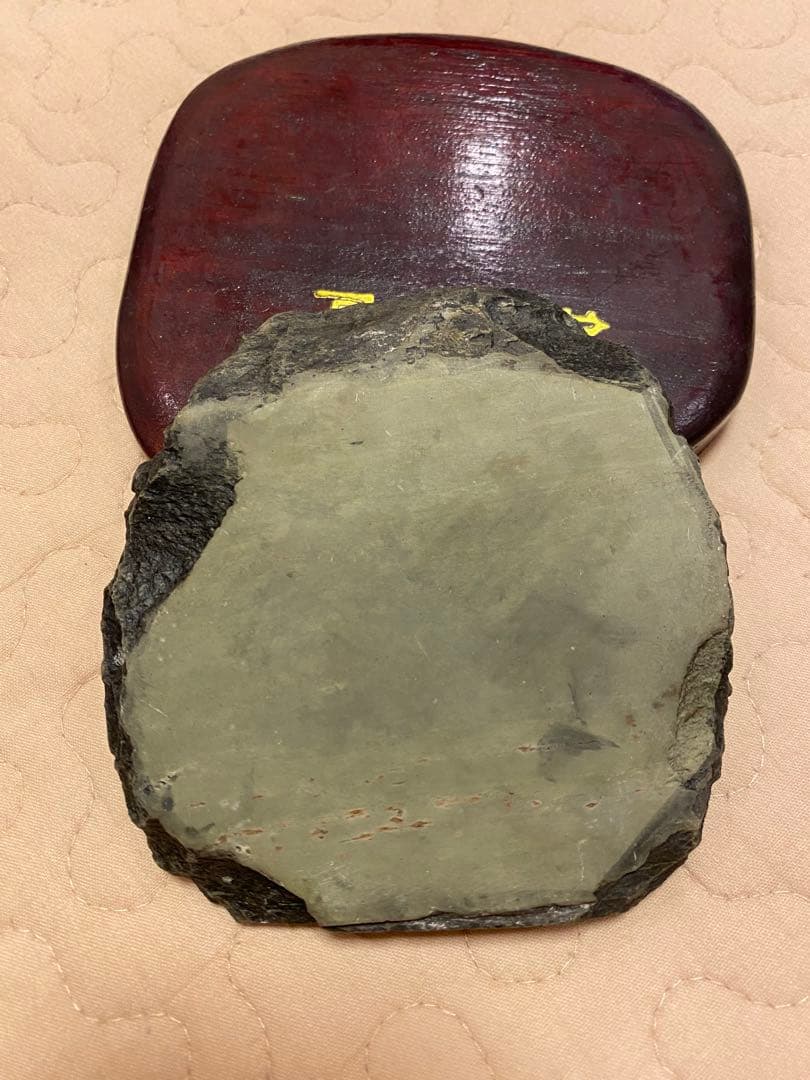 硯　⑦【最終値下げ】古緑歙州硯