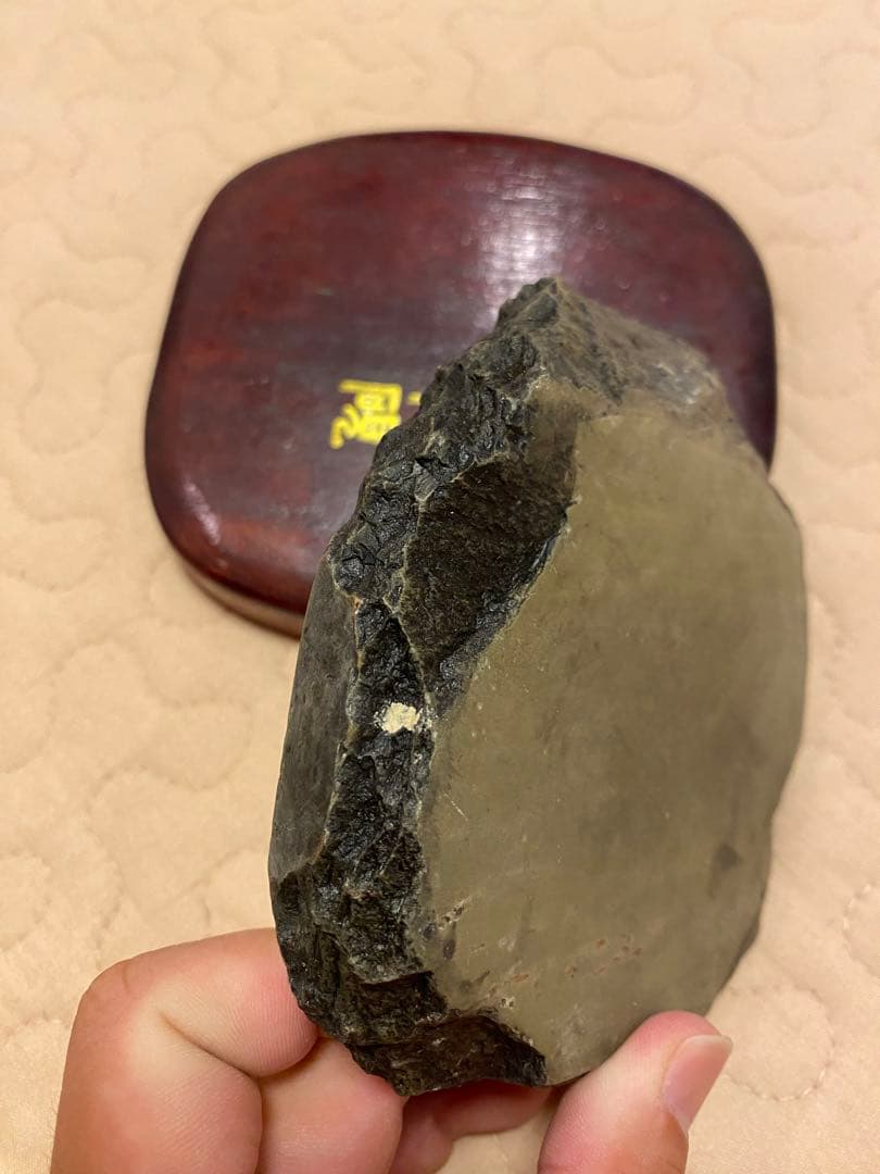 硯　⑦【最終値下げ】古緑歙州硯