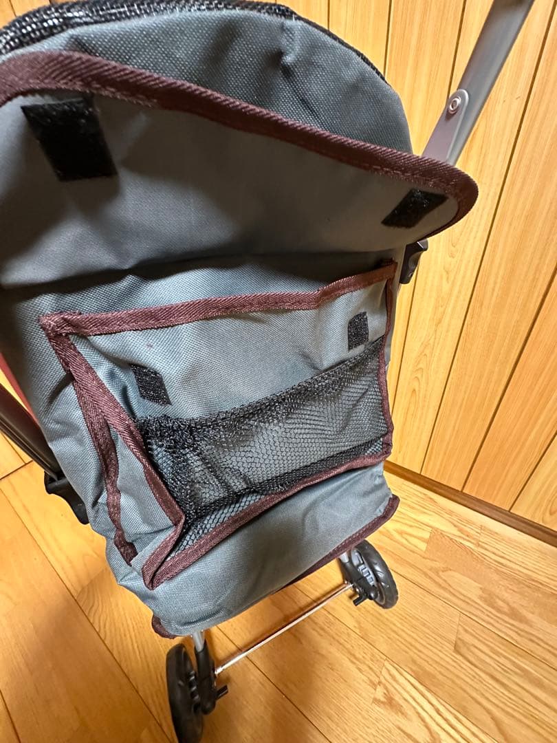 ピッコロカーネ　ピンクグレー　ペットカート 耐荷重18kgまで　犬　猫