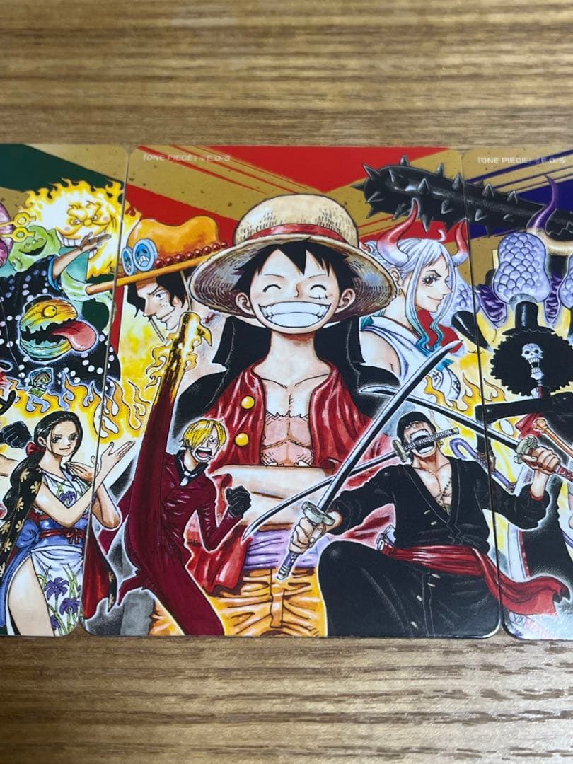 ワンピース　ナツコミ2022年特典ステッカー　3枚セット