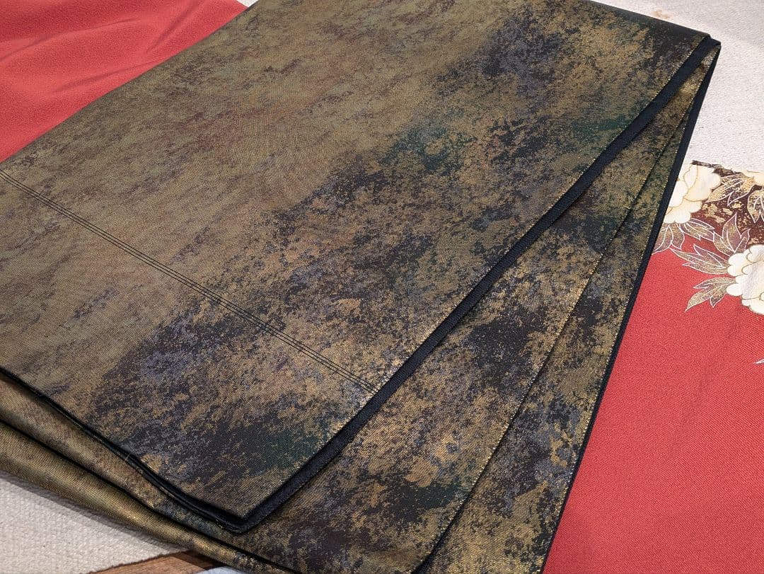 振袖フルセット 身丈166裄68 赤 金彩 暈し染め 鈴乃屋 成人式 逸品