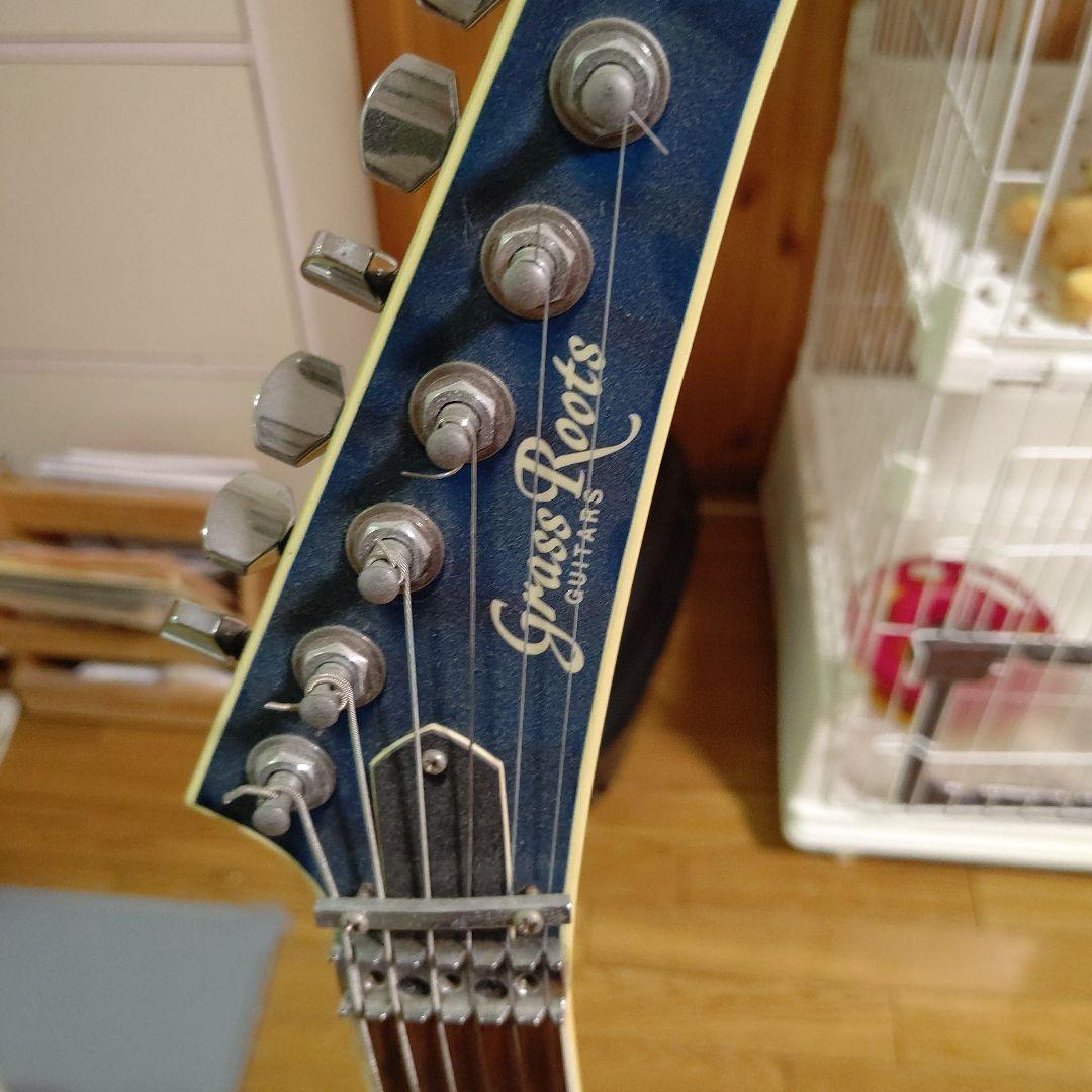 Grass Roots ギター 青 Seymour Duncan